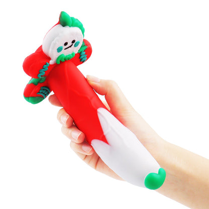 AIMITEX Gingerbread Man Dildo Suction Cup Manual Masturbator