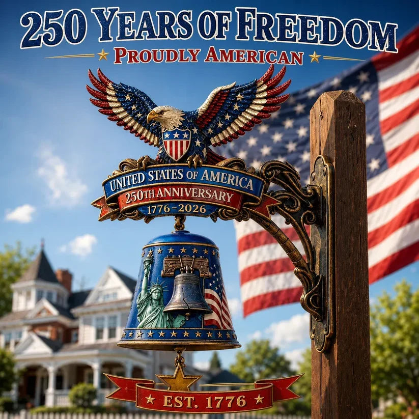 🔔Ring in the Semiquincentennial: 1776-2026 "Spirit of Liberty" Eagle Bell