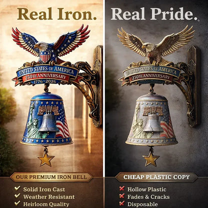 🔔Ring in the Semiquincentennial: 1776-2026 "Spirit of Liberty" Eagle Bell