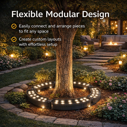 🌳 LED Ring Tree Light | Outdoor Waterproof Landscape Spotlight
