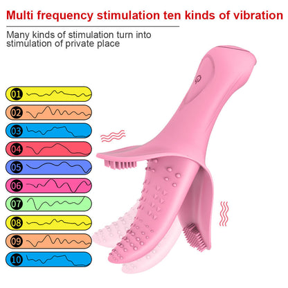 Lurevibe - Silicone Tongue Vibrator