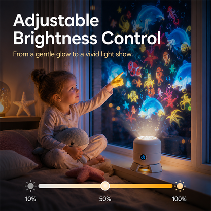Dynamic Rotating LED Projector Light