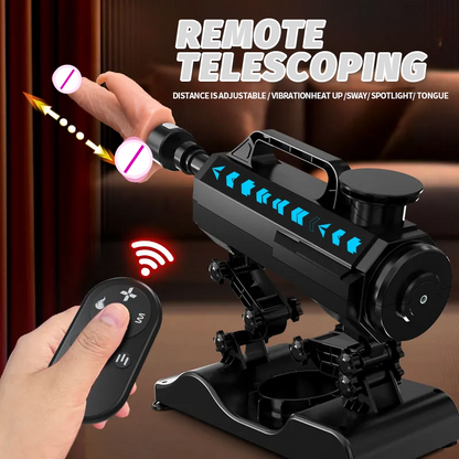 Fully Automatic Telescopic Dildo Machine Female Masturbator