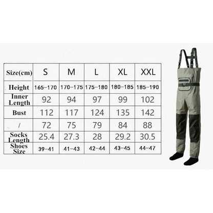 3 Layer Waterproof Fishing Waders