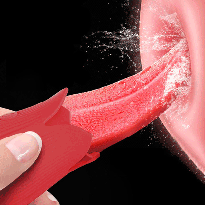 Lurevibe - Upgraded Rose - 20 Frequency Tongue Licking Vibrator