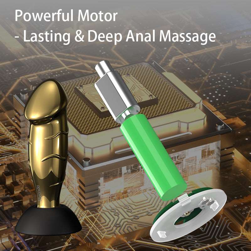 Lurevibe - Drunken King Kong Gilded Prostate Massager Masturbation Stick Anal Plug