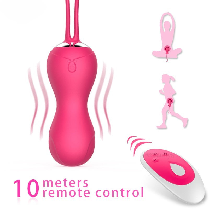 Lurevibe - Vibrating Eggs Vaginal Tighten Exercise Kegel balls G Spot Vibrators  Clitoris Stimulation for Women