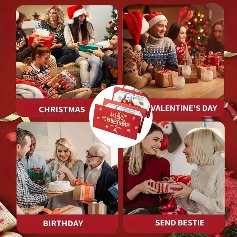 🎅💸Christmas Cash Gift Envelope– A creative way to give cash this Christmas!