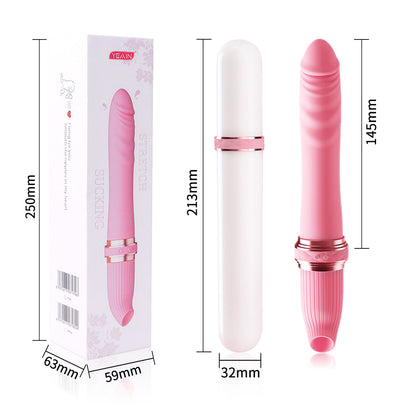 Lurevibe - Telescoping Vibrator Female 10 Frequency Variable Sex Machine Clitoris Vibrador