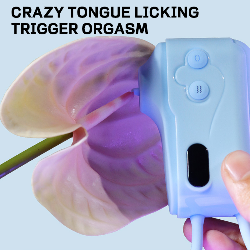 Women's Sucker Clitoris Licker Vibrator Sex Toys Tongue Licking Earphone Design