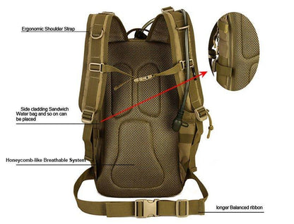 40L Mountaineering Backpack Molle System Pack