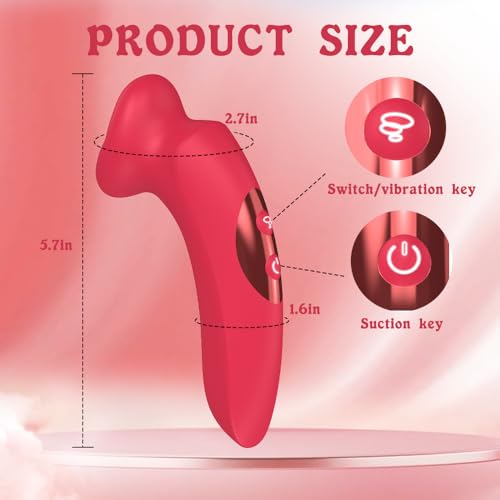 G Spot Vibrator Sucking Vibrator 10 Vibration Modes and 10 Kissing Modes