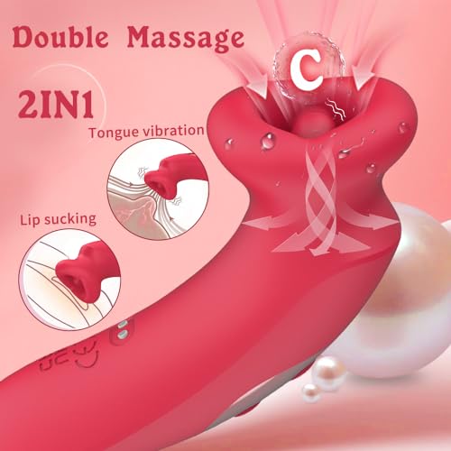 G Spot Vibrator Sucking Vibrator 10 Vibration Modes and 10 Kissing Modes