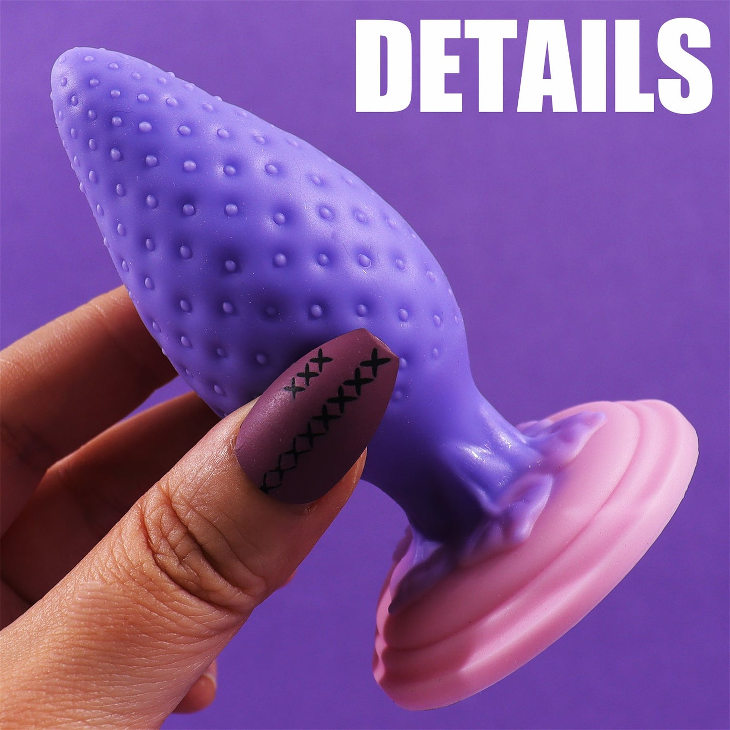 AIMITEX Strawberry Butt Plug Silicone Anal Sex Toy