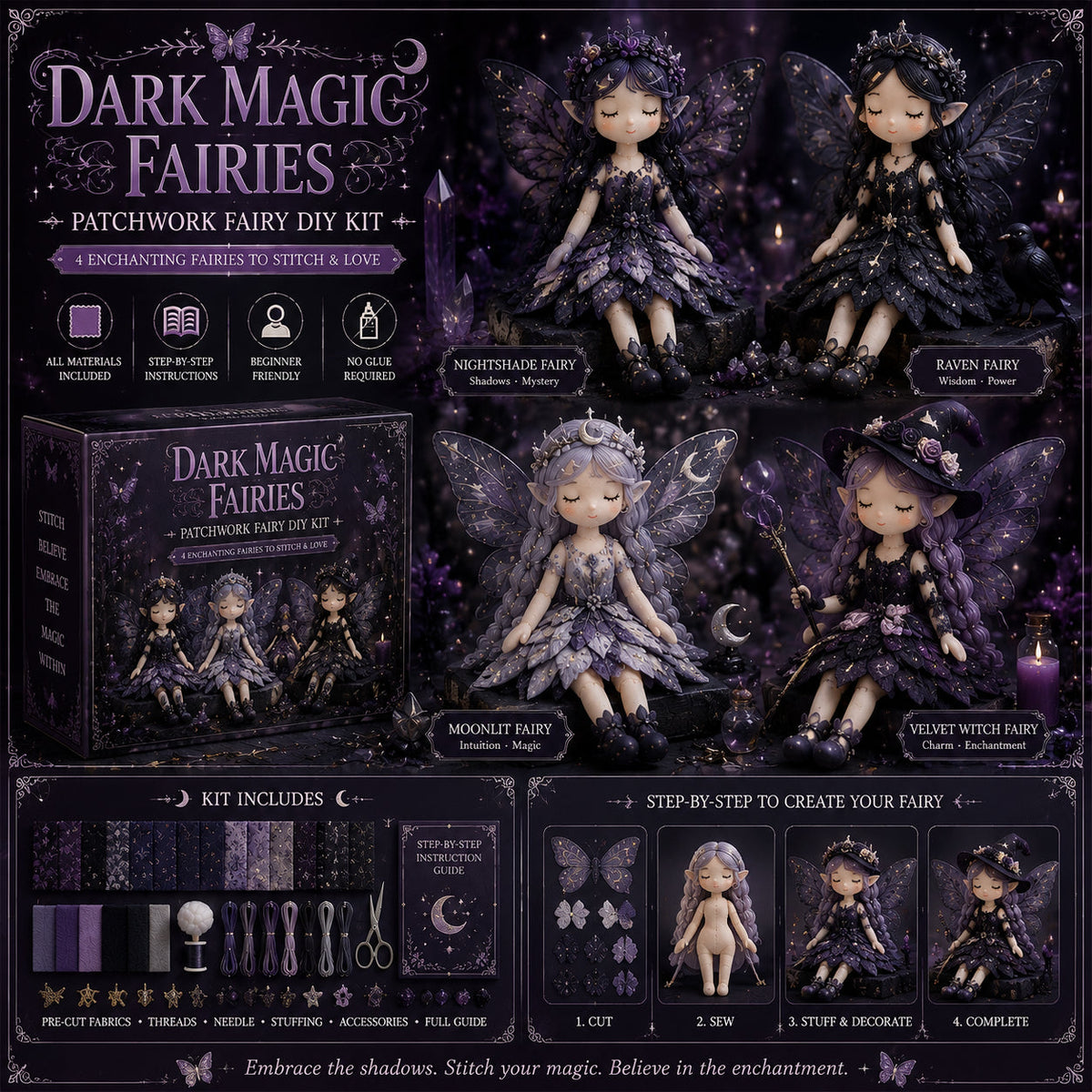 Fairy Patchwork DIY Collection ⚡Buy 3, Get 1 Free