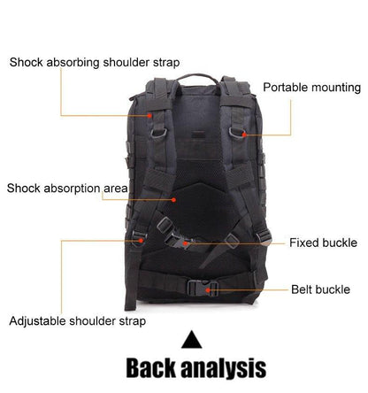 45L Molle Backpack Traving Rucksack