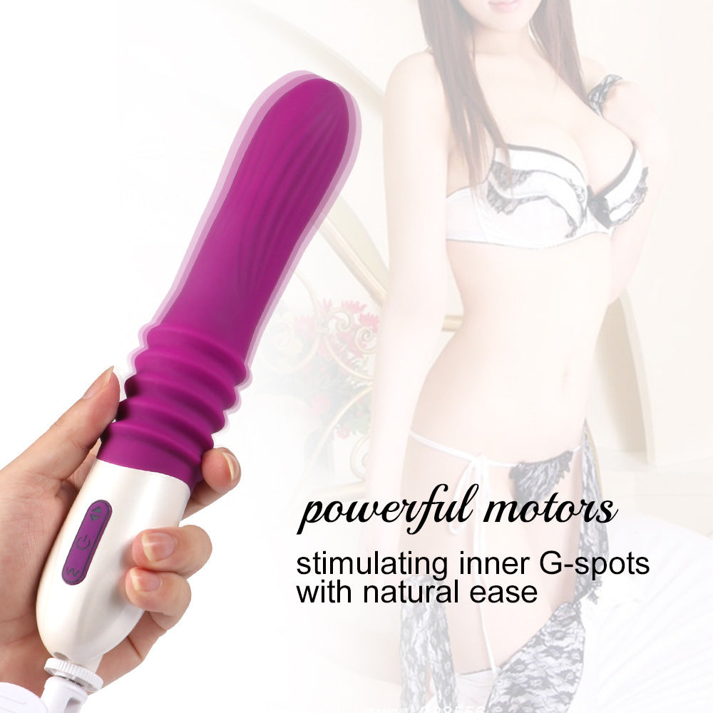 Lurevibe -Telescopic Thrusting 10 Frequency Sex Machine for Female