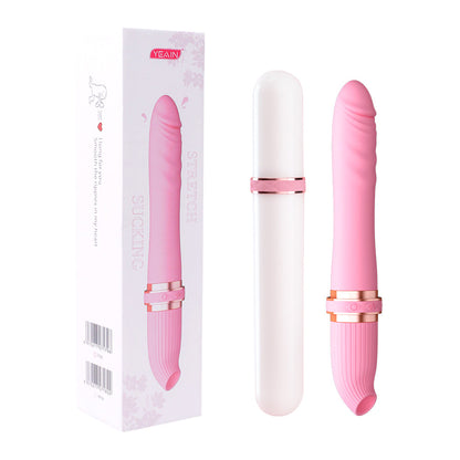 Lurevibe - Telescoping Vibrator Female 10 Frequency Variable Sex Machine Clitoris Vibrador