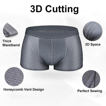 Libiyi-Summer Men's Fashion New Ice Silk Modal Underwear