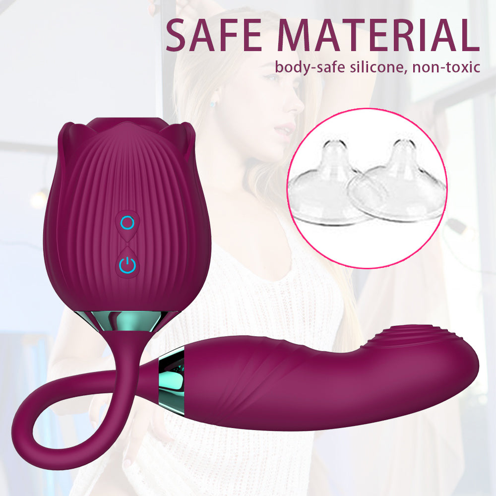 Lurevibe - Rose Vibrator Clitoris Stimulator