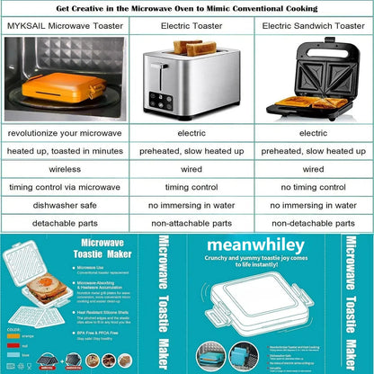 🔥Microwave Toastie Sandwich Maker