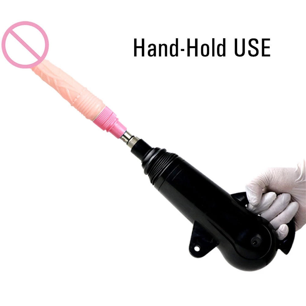 Lurevibe - Automatic Sex Machine With Dildo Strong Motor Masturbator Black Love Machines