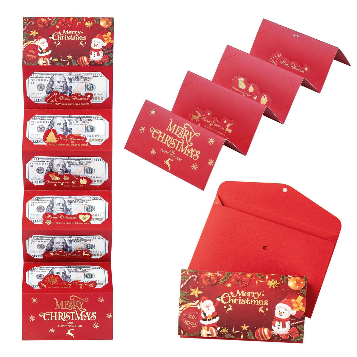 🎅💸Christmas Cash Gift Envelope– A creative way to give cash this Christmas!