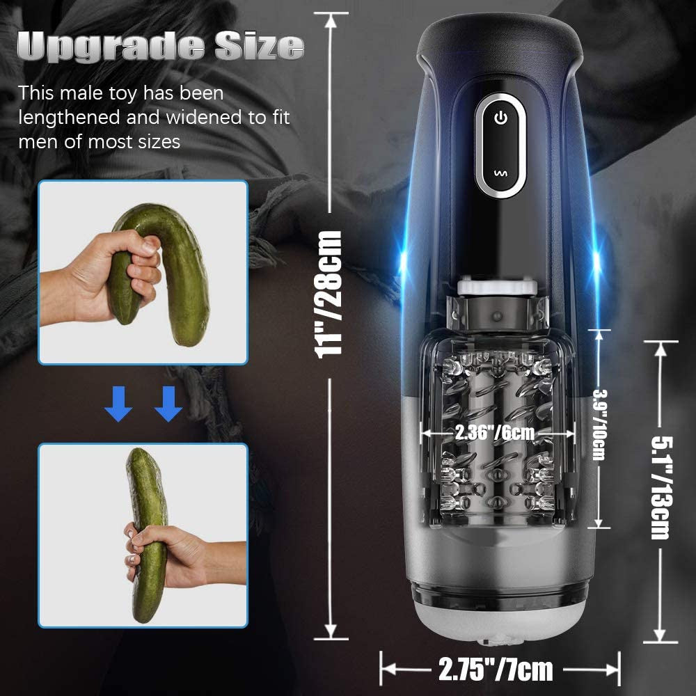 Lurevibe - Hand-free Automatic Rotate Male Masturbation Cup