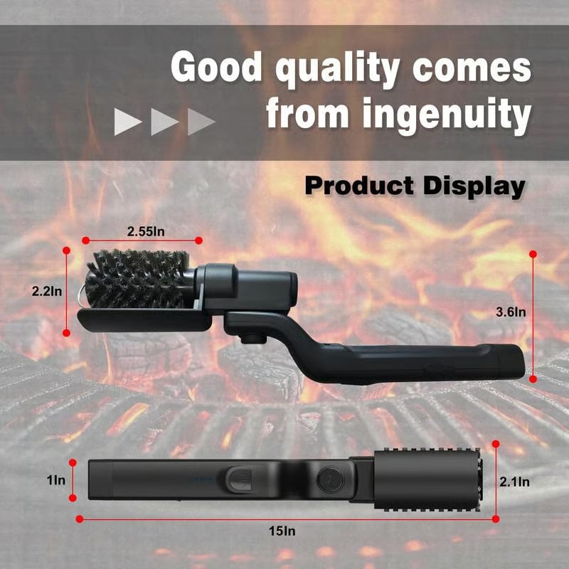 ⚡Electric BBQ Grill Brush : Motorized Power Scrubber for Effortless Cleaning