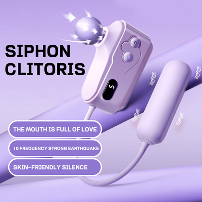 Women's Sucker Clitoris Licker Vibrator Sex Toys Tongue Licking Earphone Design