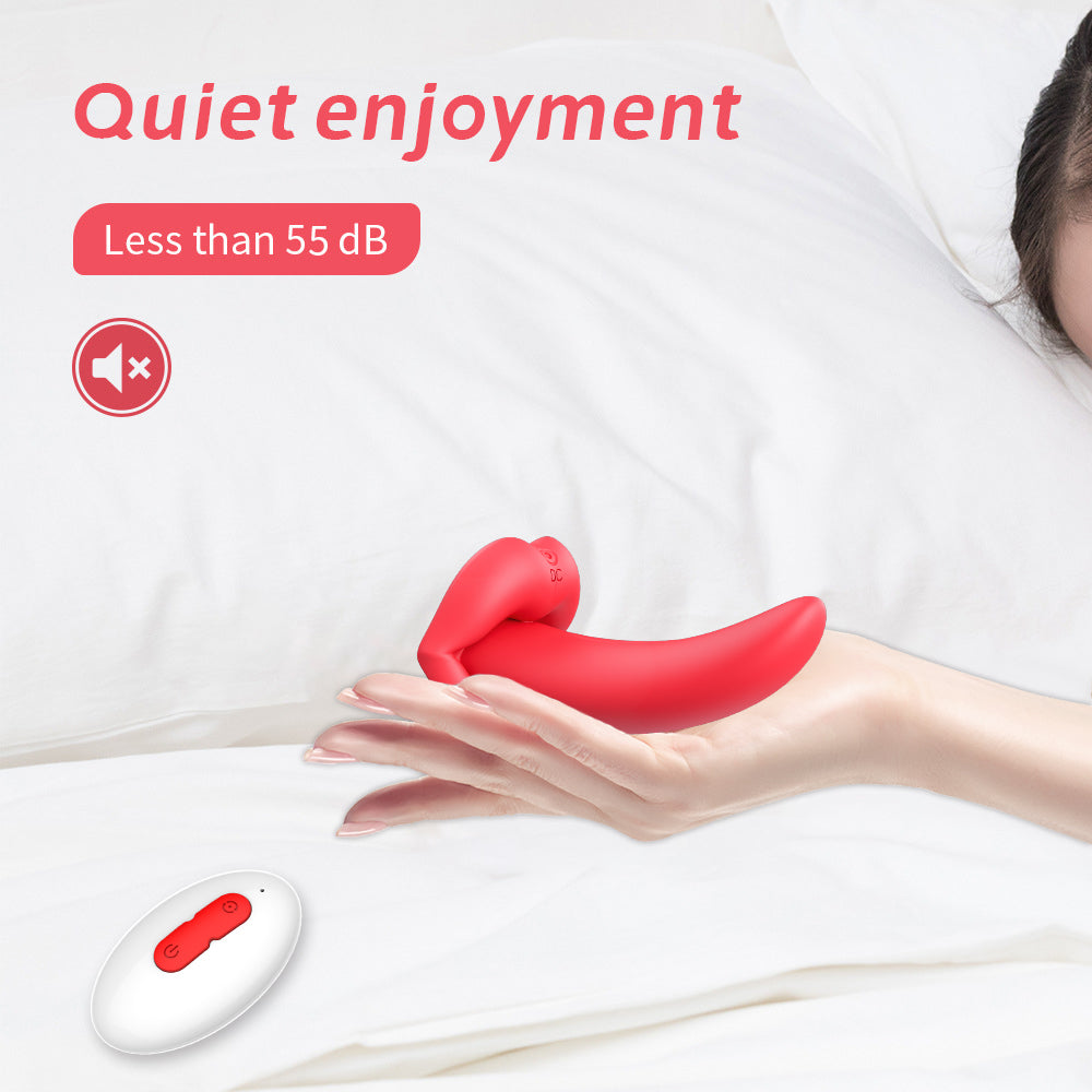 Lurevibe - Honey Tongue 5th Generation Wireless Remote Control Vibrator Simulated Lips and Tongue 10 Frequency Vibration Wearable Vibrator