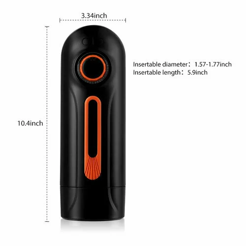 Lurevibe - 6 IN 1 Function 10 Vibration 4 Suction Male Masturbation