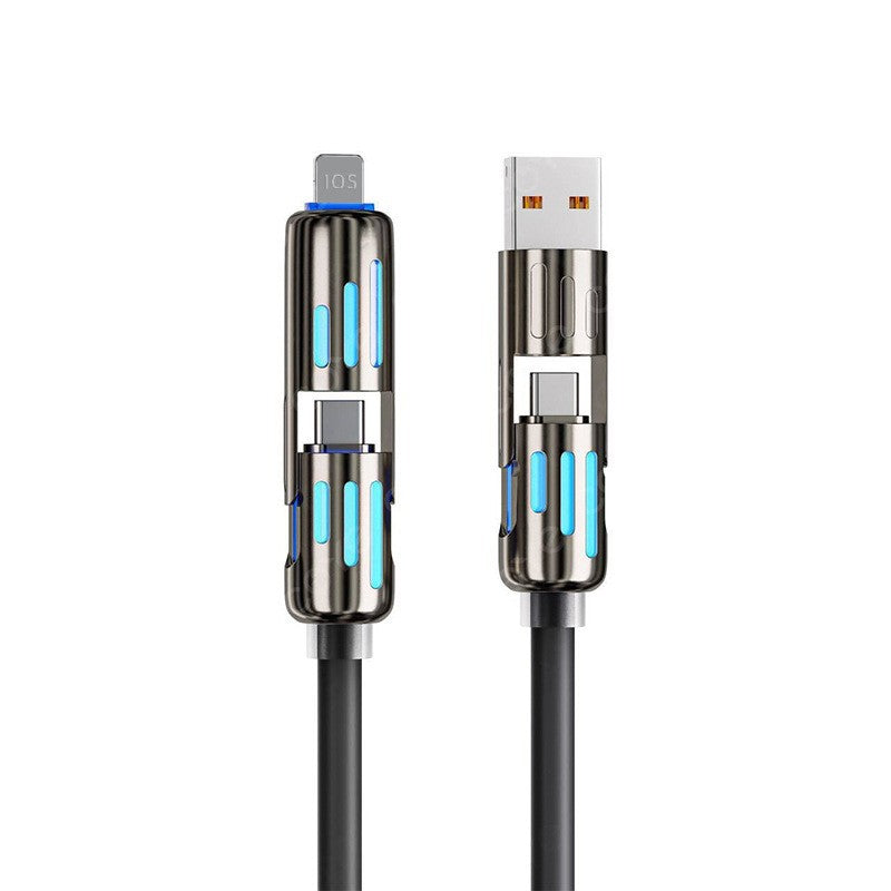 🔥4-in-1 USB Charging Cable fast charging MAX 240W