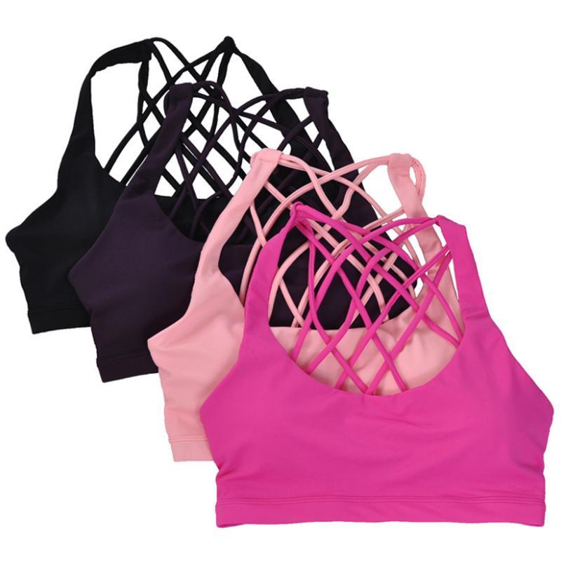 Libiyi-Cross Back Sport Bra