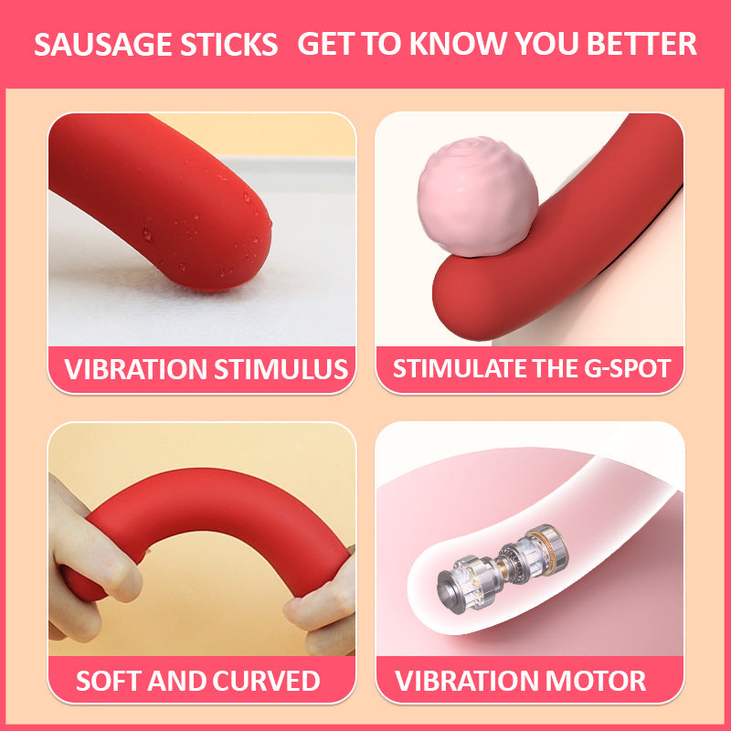 Lurevibe Sausage Vibrator Masturbation Device for Women