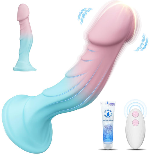 Lurevibe 7.5” Silicone Realistic Dildos with Suction Cup for Women