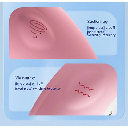 Dolphin Heating Sucking Vibrator With Sterilization Shell