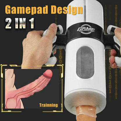 Clare Gamepad Telescopic Vibrating Masturbation Game Cup