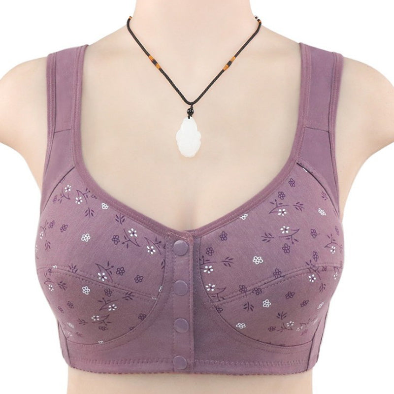 Libiyi-Convenient Front Button Bra