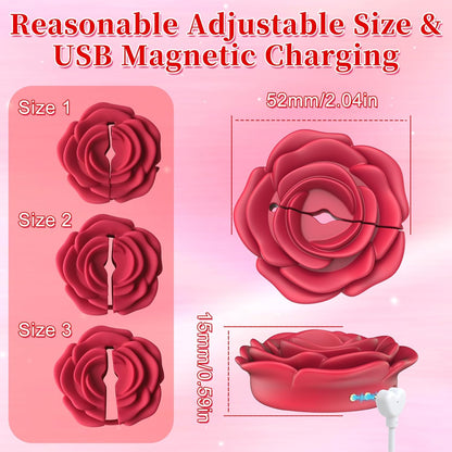 Rose Nipple Clamps Vibrator Sex Toys Remote Control Sex Toy