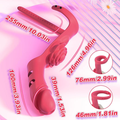 [Valentine's Special] 6.27% Off - Rose Finger Vibrator & Butterfly Wearable Vibrator