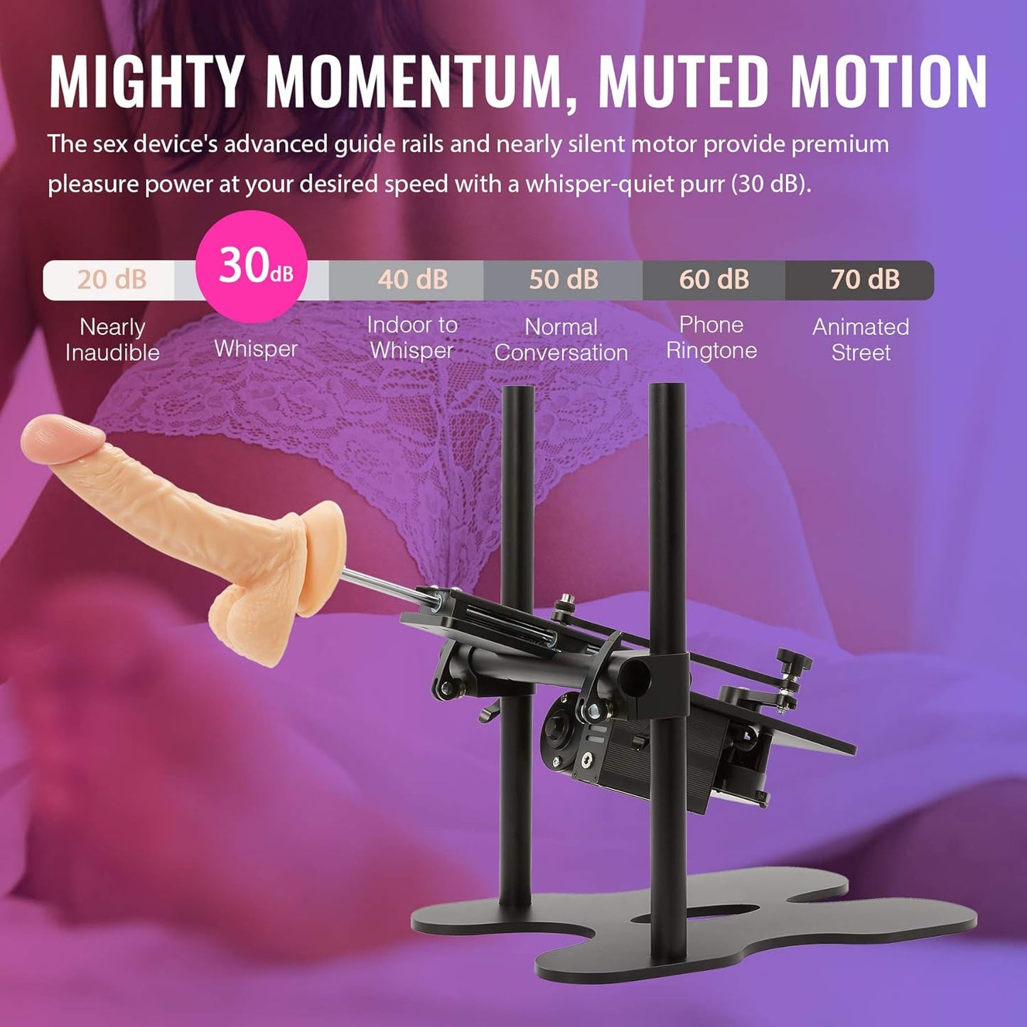 Automatic Sex Machine Gun Realistic Dildo 120W Powerful 360° Adjustable with 1 Remote Control