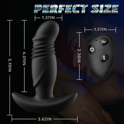 Lurevibe - JOAIDA Prostate Massager with APP-remote control 3 Thrusts & 9 Vibrations