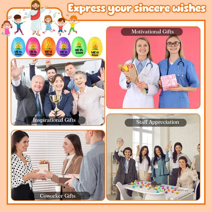 ✝️Christian Easter Surprise Eggs: Pre‑Filled Eggs with Mini Jesus Figures – Share Hope & Faith This Spring🌸