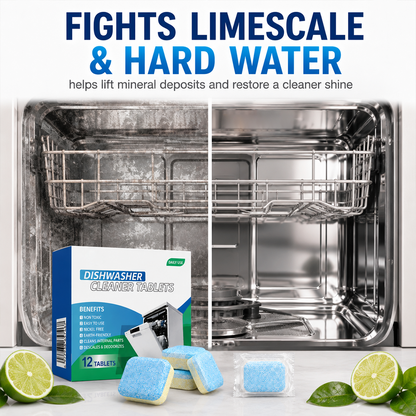 Dishwasher Cleaner Tablets 12-Pack