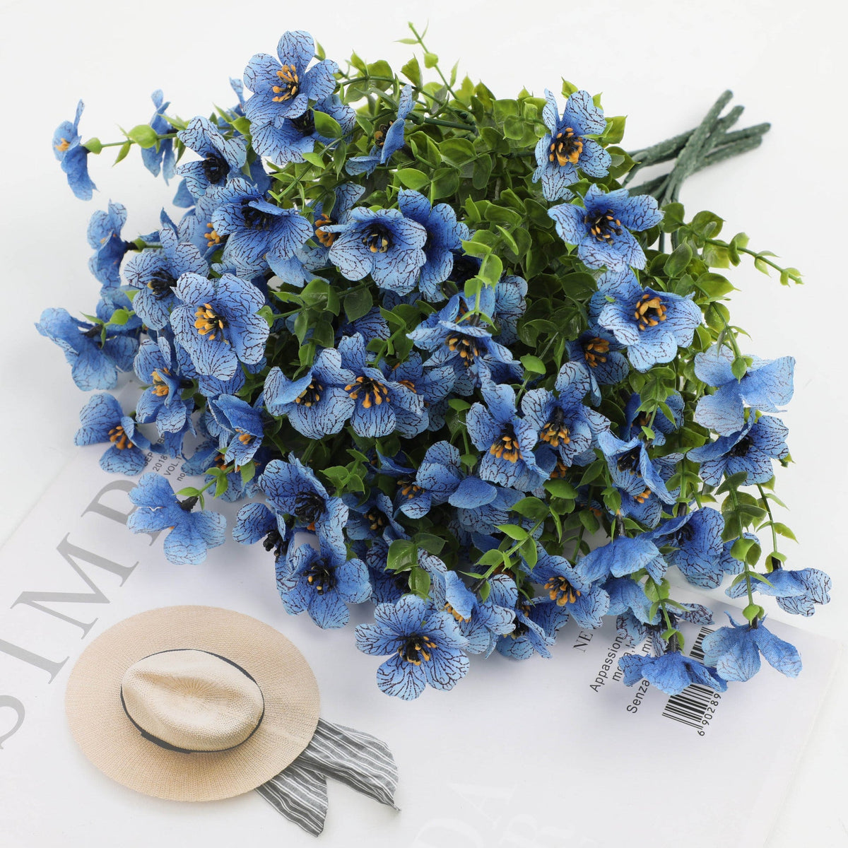 🍂 5-Pack Artificial Fall Flowers