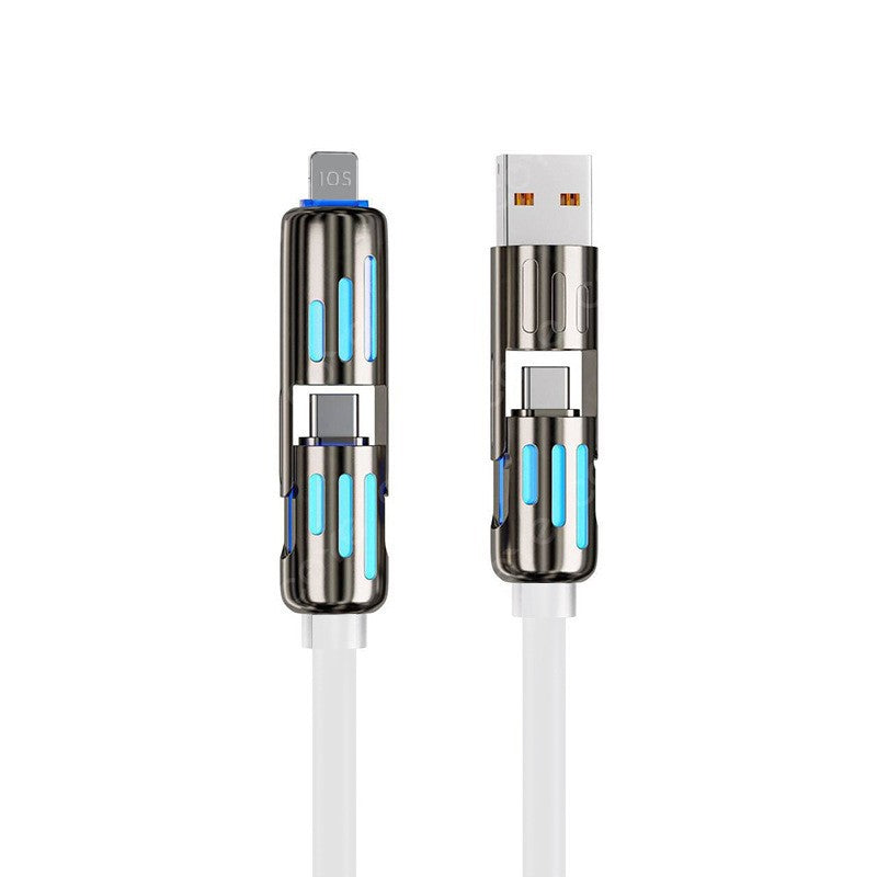 🔥4-in-1 USB Charging Cable fast charging MAX 240W
