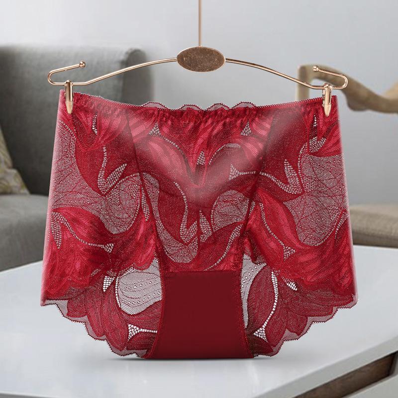 Libiyi-Women Embroidery Lace Panties