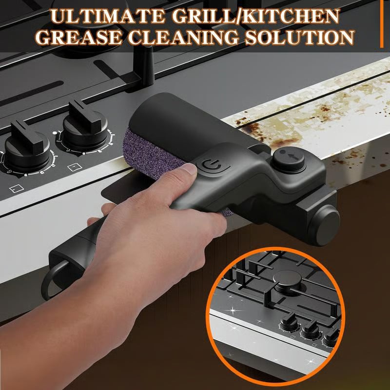 ⚡Electric BBQ Grill Brush : Motorized Power Scrubber for Effortless Cleaning