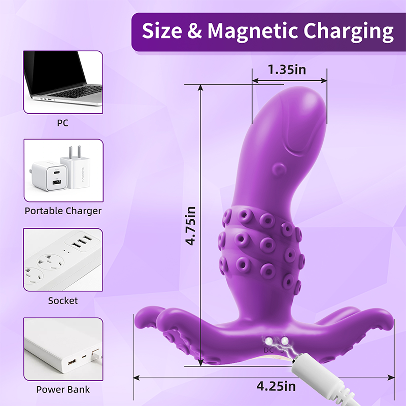 Stouch Wearable Panty Vibrator Prostate Massager for Men and Women